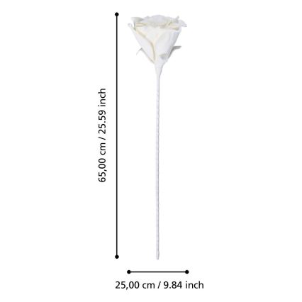 Eglo - Dirbtinė gėlė 65 cm balta