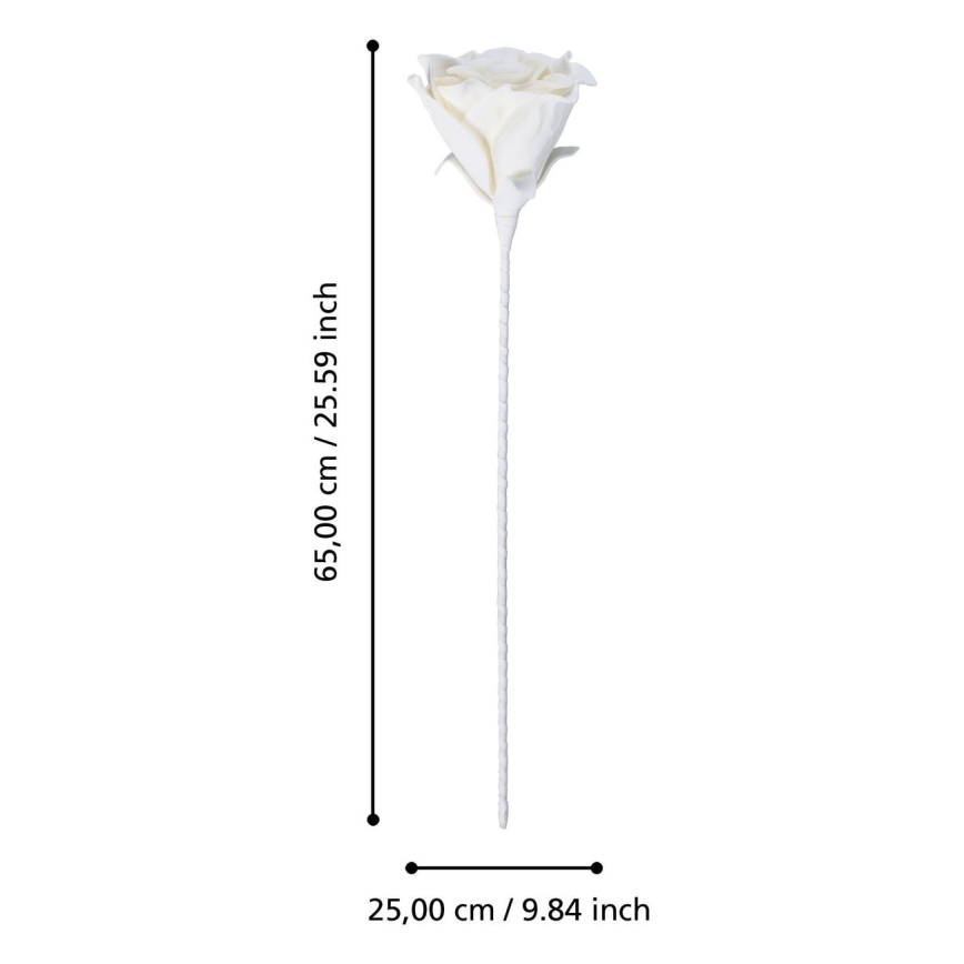 Eglo - Dirbtinė gėlė 65 cm balta