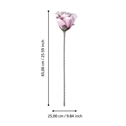 Eglo - Dirbtinė gėlė 65 cm rausva