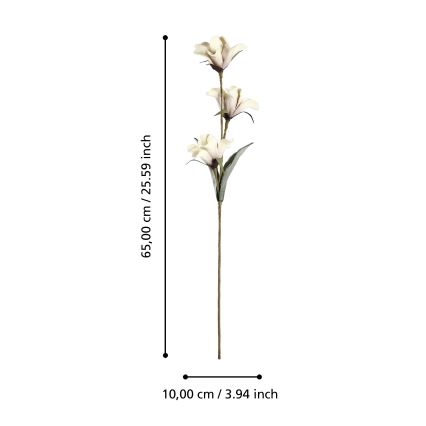 Eglo - Dirbtinė gėlė 65 cm smėlio spalva