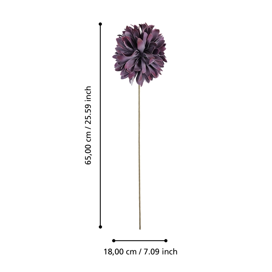 Eglo - Dirbtinė gėlė 65 cm violetinė