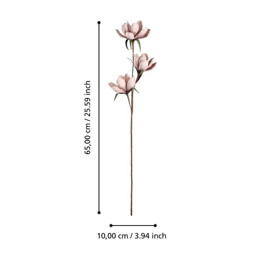 Eglo - Dirbtinė gėlė 65 cm rausva