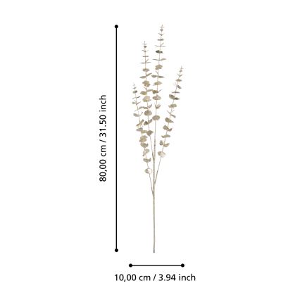 Eglo - Dirbtinė gėlė 80 cm auksas