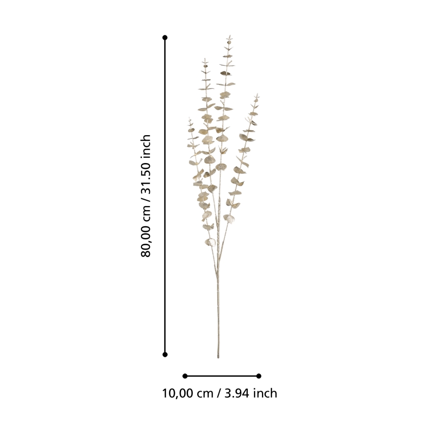 Eglo - Dirbtinė gėlė 80 cm auksas