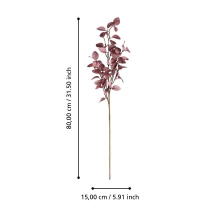 Eglo - Dirbtinė gėlė 80 cm rausva