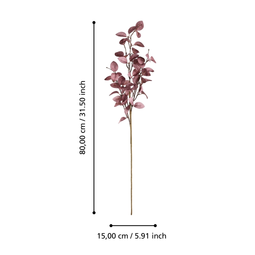 Eglo - Dirbtinė gėlė 80 cm rausva