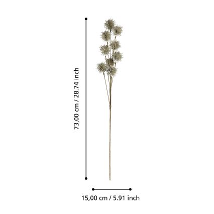 Eglo - Dirbtinė gėlė 73 cm auksas