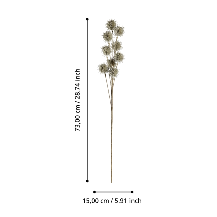 Eglo - Dirbtinė gėlė 73 cm auksas