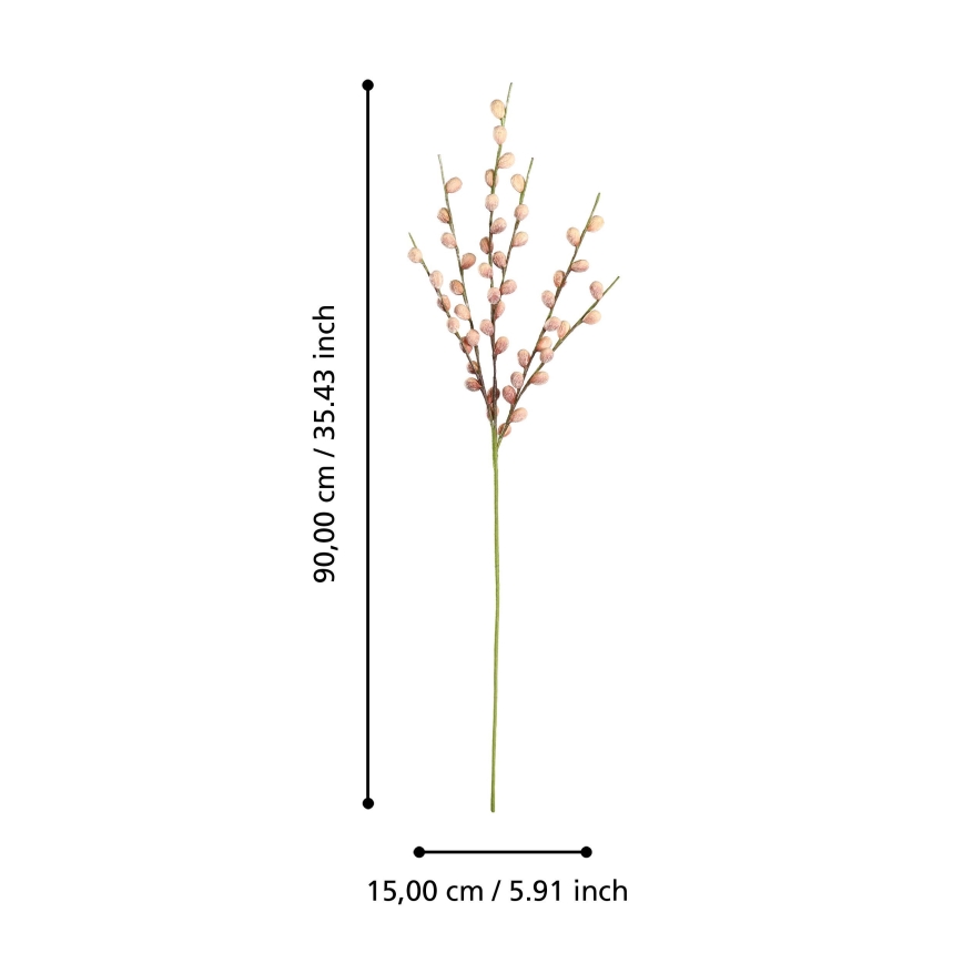 Eglo - Dirbtinė gėlė 90 cm rausva