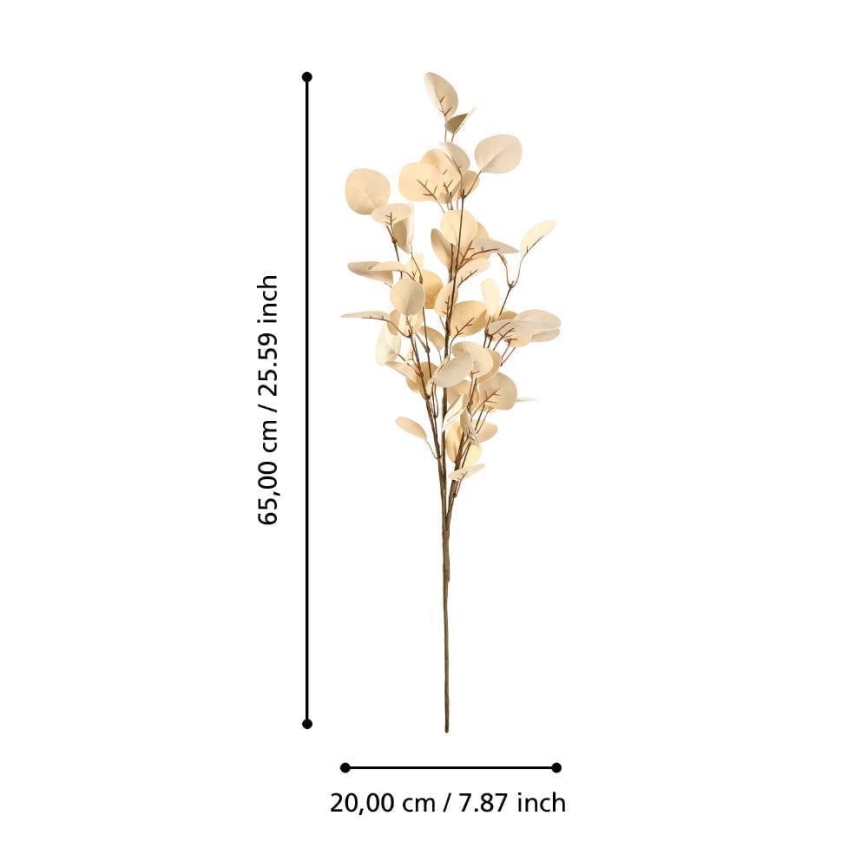 Eglo - Dirbtinė gėlė 65 cm auksas