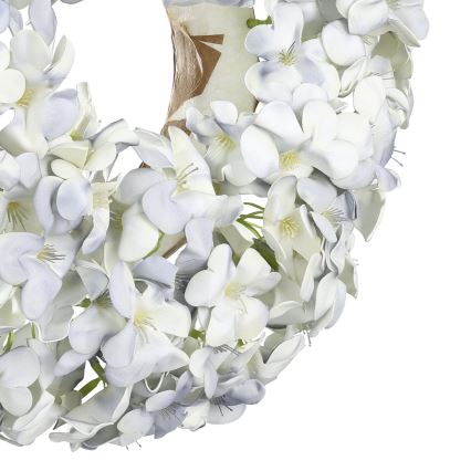 Eglo - Dirbtinis gėlių vainikas diametras 35 cm mėlyna