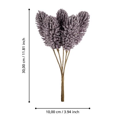 Eglo - Dirbtinė gėlė 30 cm violetinė