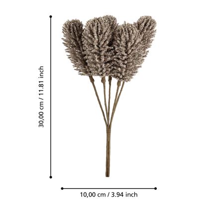 Eglo - Dirbtinė gėlė 30 cm smėlio spalva