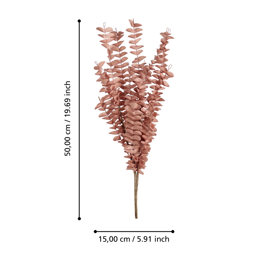Eglo - Dirbtinė gėlė 50 cm raudona