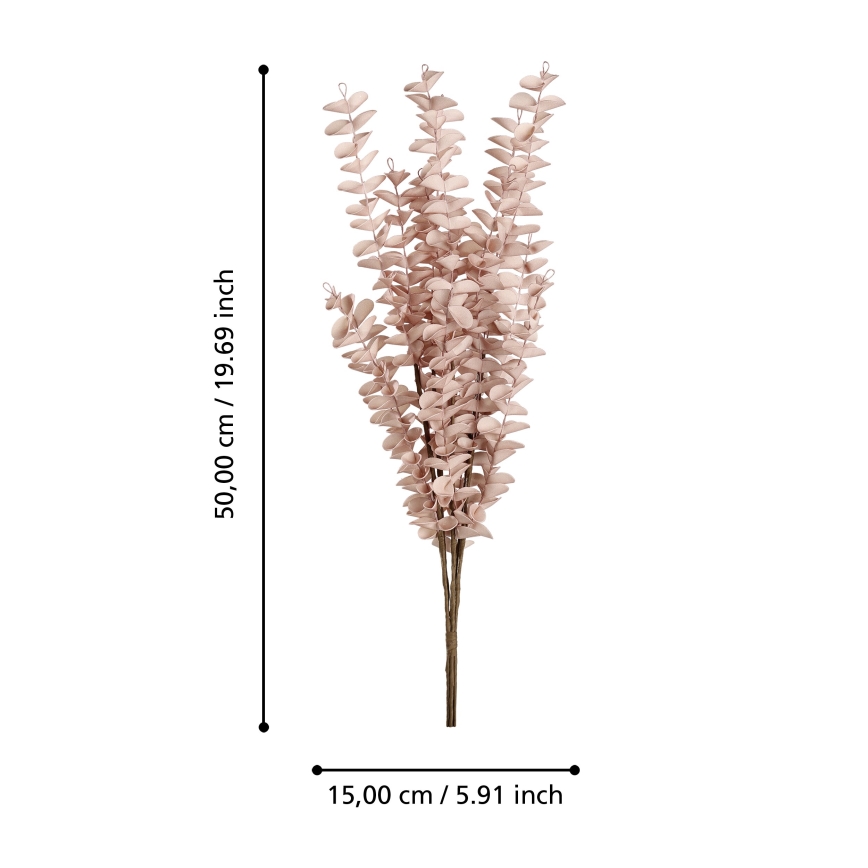 Eglo - Dirbtinė gėlė 50 cm rausva