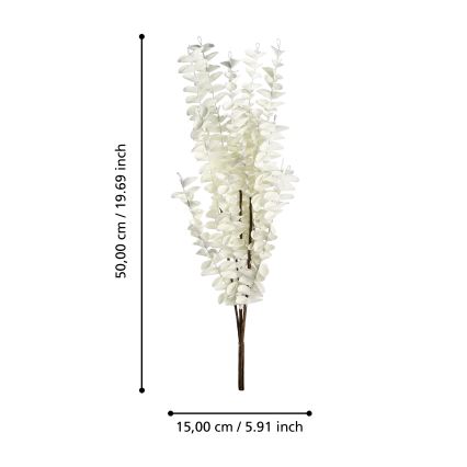 Eglo - Dirbtinė gėlė 50 cm balta