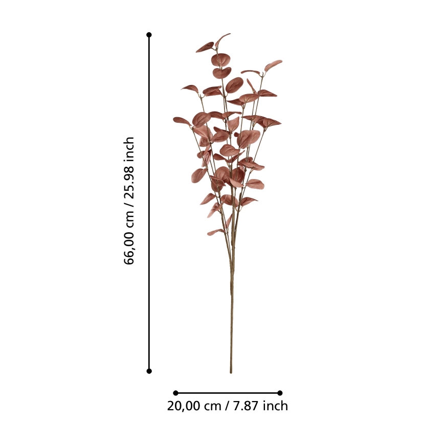 Eglo - Dirbtinė gėlė 66 cm raudona