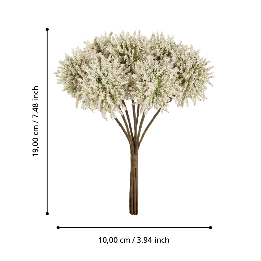 Eglo - Dirbtinė gėlė 19 cm geltona
