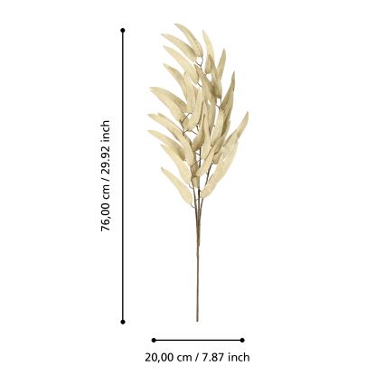 Eglo - Dirbtinė gėlė 76 cm smėlio spalva