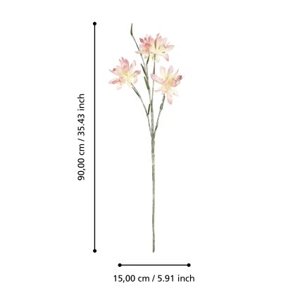 Eglo - Dirbtinė gėlė 90 cm rausva