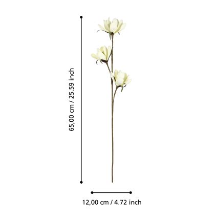 Eglo - Dirbtinė gėlė 65 cm geltona
