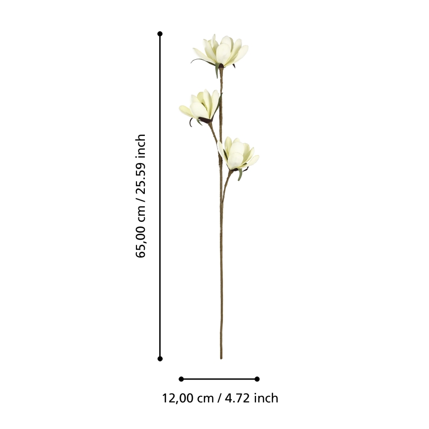 Eglo - Dirbtinė gėlė 65 cm geltona
