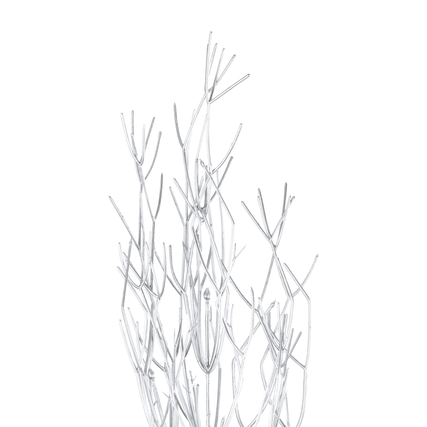Eglo - Dirbtinė gėlė 87,5 cm sidabras