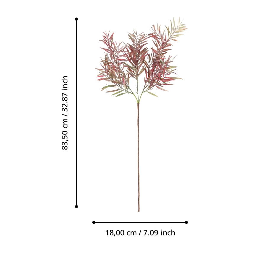Eglo - Dirbtinė gėlė 83,5 cm raudona