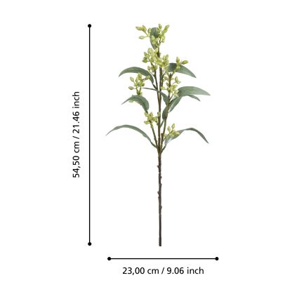Eglo - Dirbtinė gėlė 54,5 cm žalia