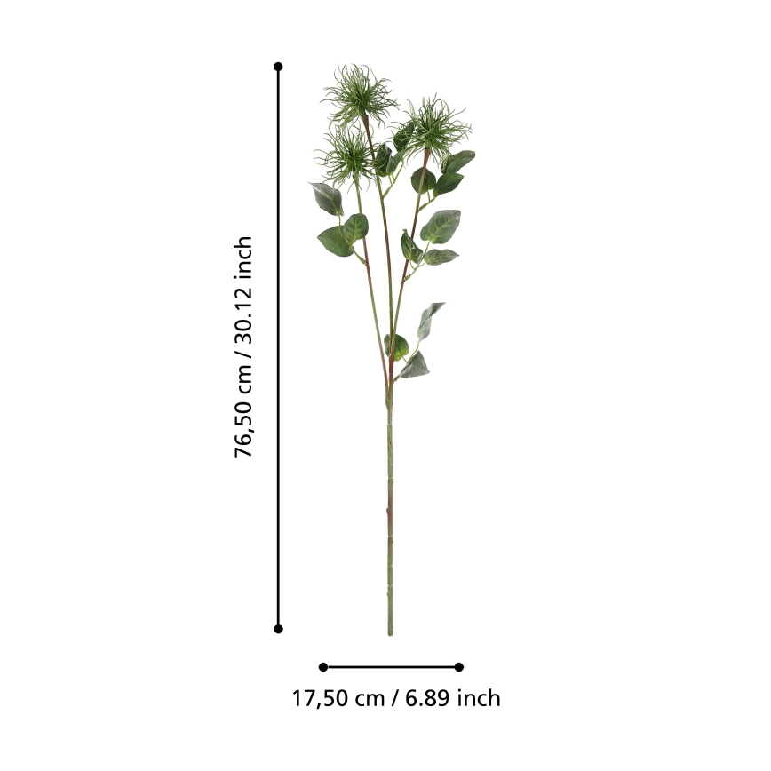 Eglo - Dirbtinė gėlė 76,5 cm žalia
