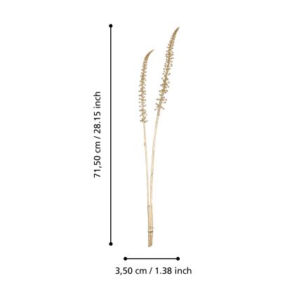 Eglo - Dirbtinė gėlė 71,5 cm auksas