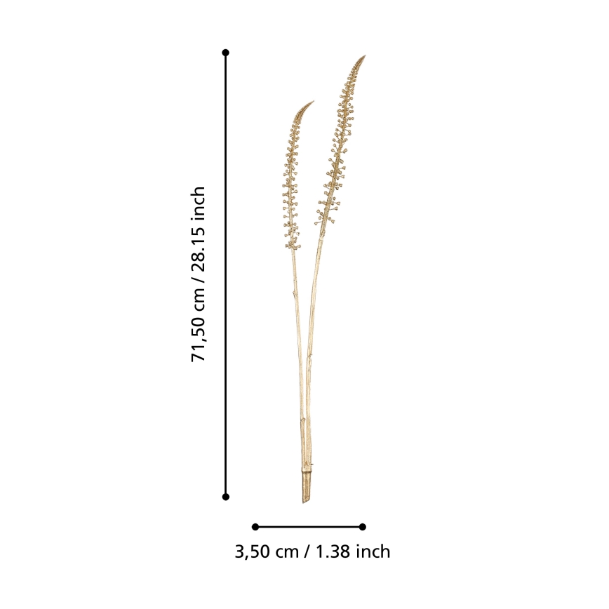 Eglo - Dirbtinė gėlė 71,5 cm auksas