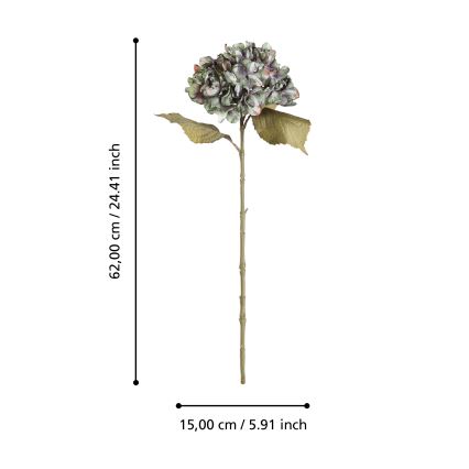 Eglo - Dirbtinė gėlė 62 cm žalia