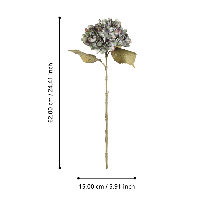 Eglo - Dirbtinė gėlė 62 cm žalia