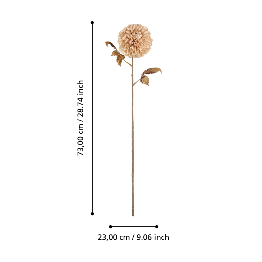 Eglo - Dirbtinė gėlė 73 cm smėlio spalva