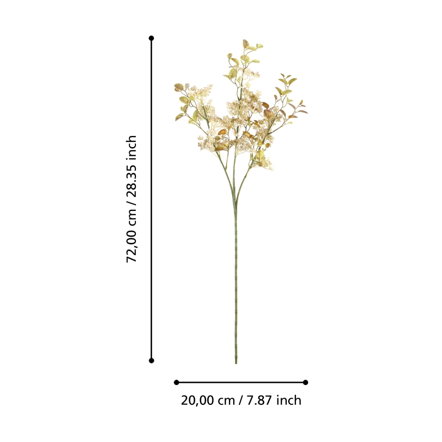 Eglo - Dirbtinė gėlė 72 cm auksas