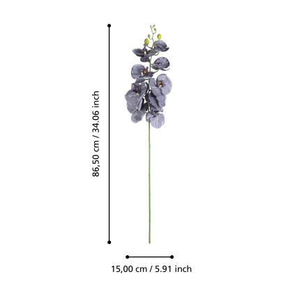 Eglo - Dirbtinė gėlė 86,5 cm violetinė