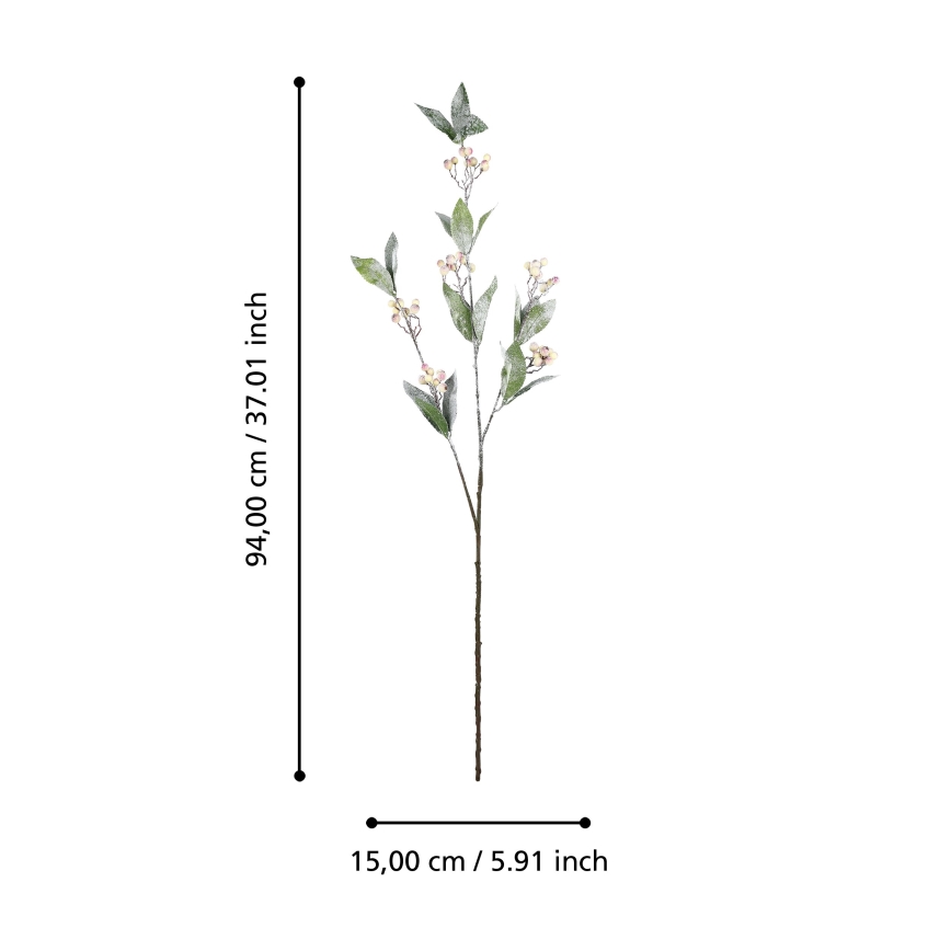 Eglo - Dirbtinė gėlė 94 cm kreminė/žalia