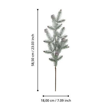 Eglo - Dirbtinė Kalėdų šakelė 58,5 cm žalia