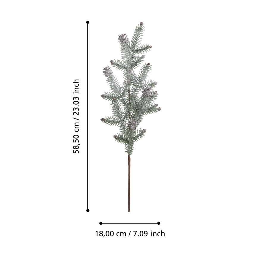 Eglo - Dirbtinė Kalėdų šakelė 58,5 cm žalia