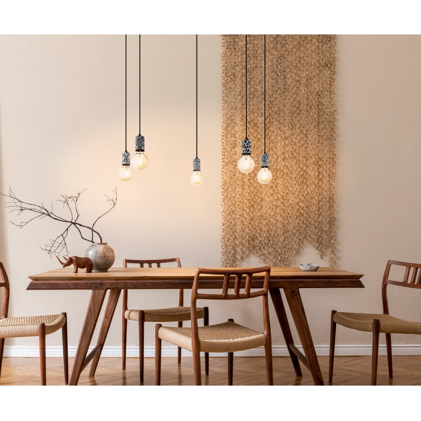 Eglo 43314 - pakabinamas šviestuvas COULSDON 5xE27/10W/230V