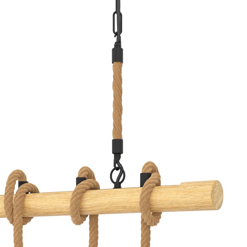 Eglo 43318 - Liustra ant grandinės YOUNGSTOWN 4xE27/40W/230V