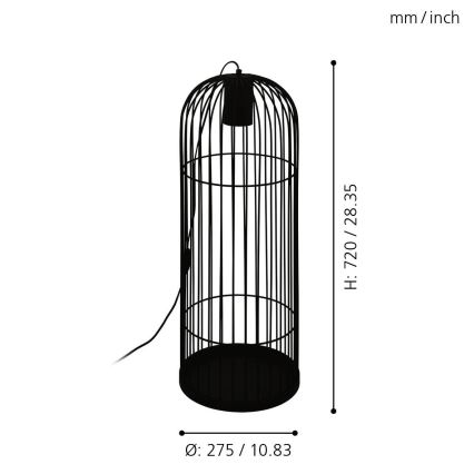 Eglo - LED toršeras 1xGU10/4,6W/230V