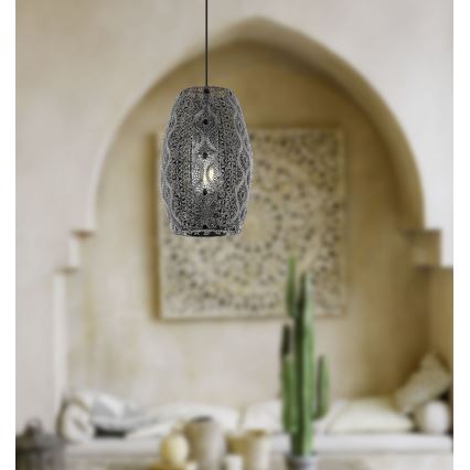 Eglo - Sietynas, kabinamas ant virvės 1xE27/40W/230V