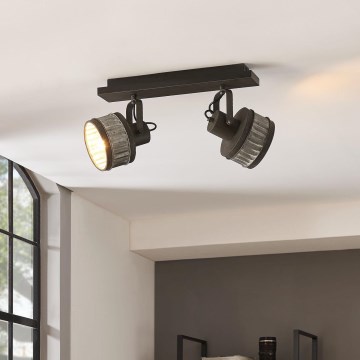 Eglo 43445 - Taškinis šviestuvas TURROCK 2xE27/28W/230V