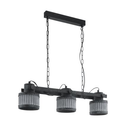 Eglo - Sietynas ant grandinės 3xE27/28W/230V