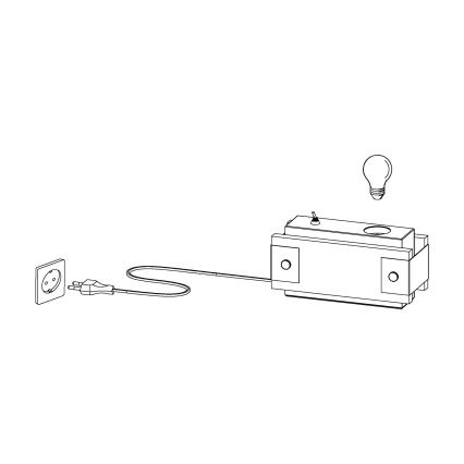 Eglo - Stalinis šviestuvas 1xE27/16W/230V
