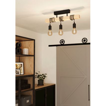 Eglo - Tvirtinamas sietynas TOWNSHEND 3xE27/60W/230V
