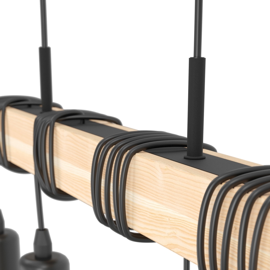 Eglo - Pakabinama liustra TOWNSHEND 4xE27/60W/230V