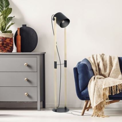 Eglo - Grindinė lempa 1xE27/28W/230V